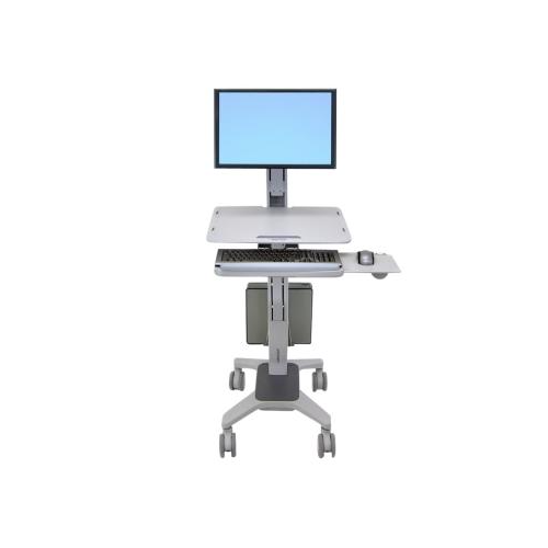 Ergotron standing mobile desks