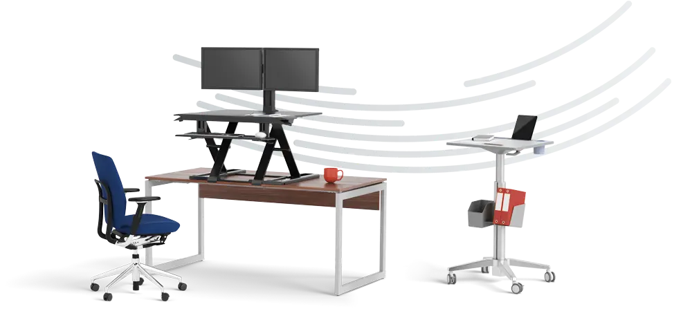 Ergotron sit-stand workstations