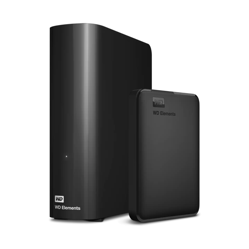 WD Elements desktop and external Storage